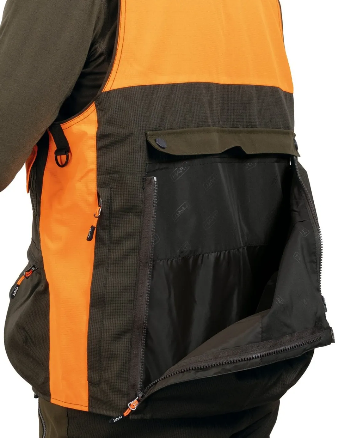 Hombre HART OUTDOOR Chalecos^Chaleco HART ARMOTION CLASS-V Blaze Oliva Oscuro