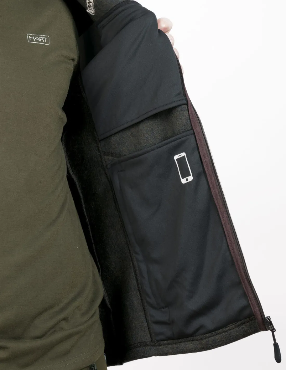 Hombre HART OUTDOOR Chaquetas^Chaqueta polar HART CELLE-FZ